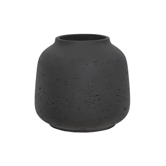 Pottery Pots - Bloempot Jabari M, Black Washed Ø13 cm