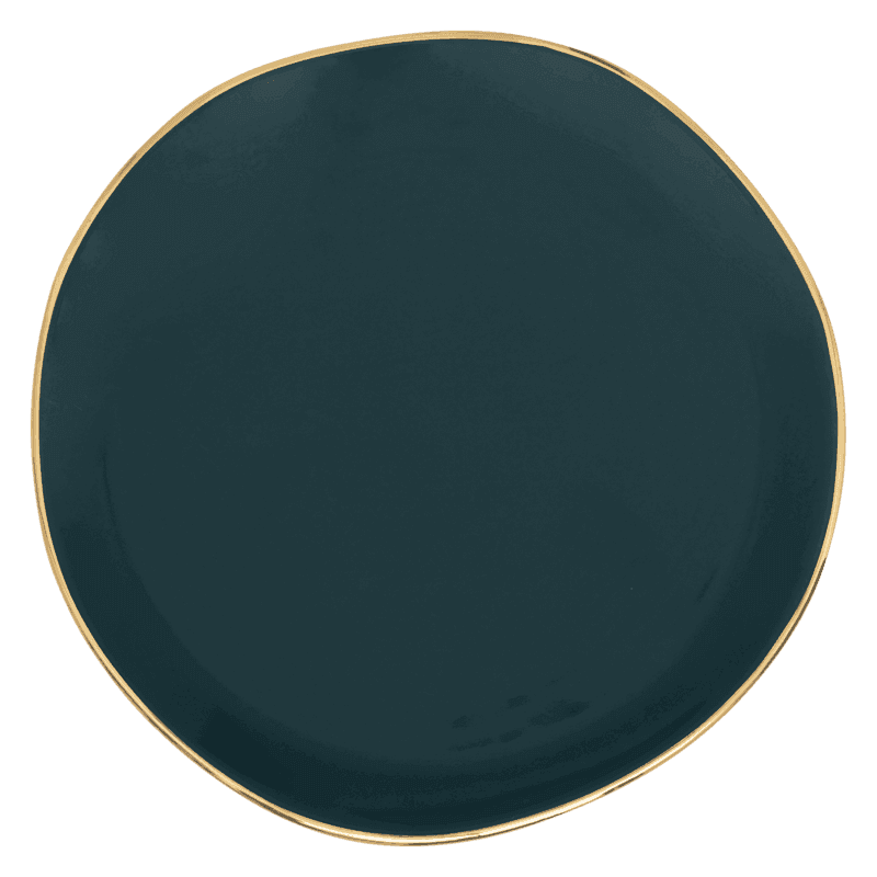 Urban Nature Culture | Good Morning bord Ø17 cm - Blue Green