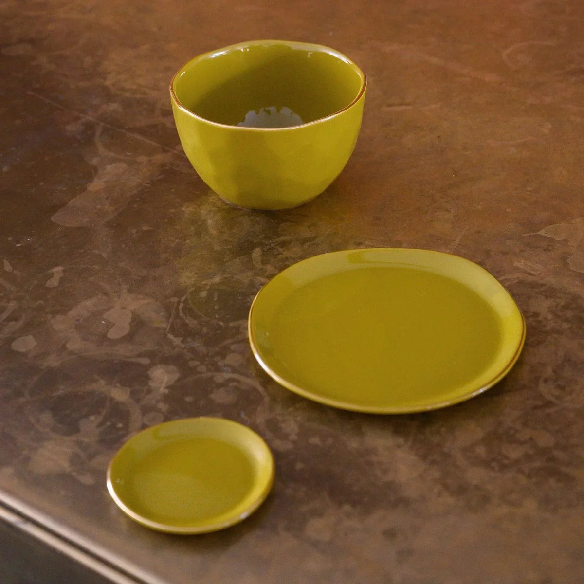 Urban Nature Culture | Good Morning bord Ø17 cm - Amber Green