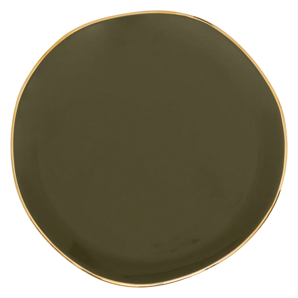 Urban Nature Culture | Good Morning bord Ø17 cm - Fir Green
