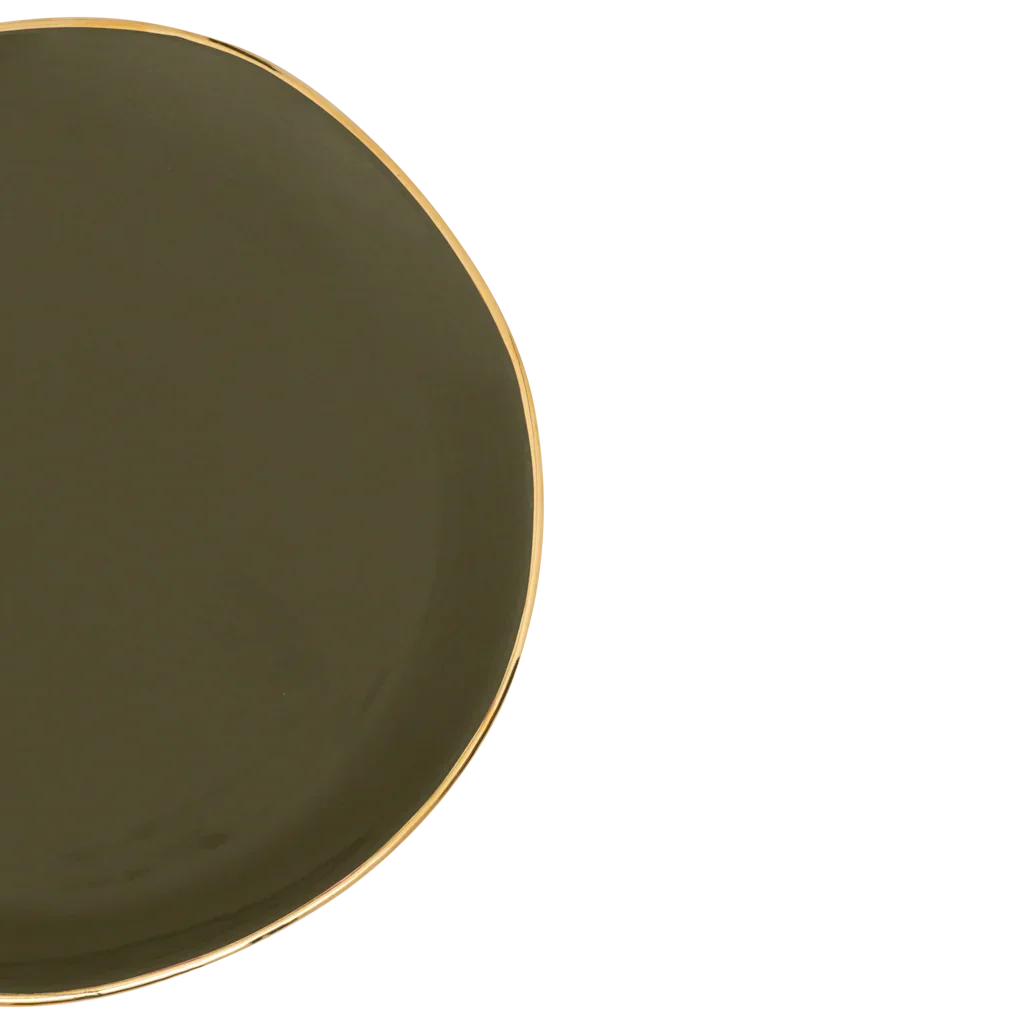Urban Nature Culture | Good Morning bord Ø17 cm - Fir Green