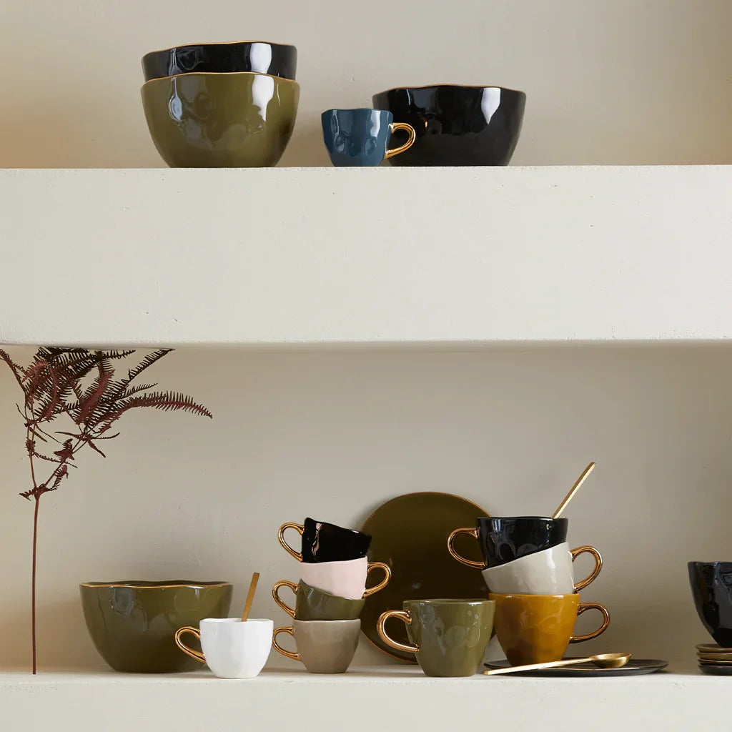 Urban Nature Culture | Good Morning kom Ø14 cm - Fir Green