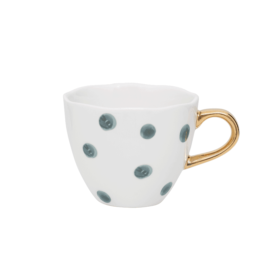 Urban Nature Culture | Good Morning kopje Koffie Ø8 cm - Blue Green White