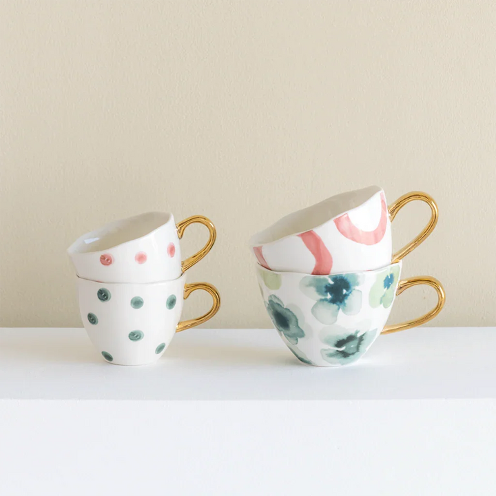 Urban Nature Culture | Good Morning kopje Coffee Ø8 cm - Blue Green White