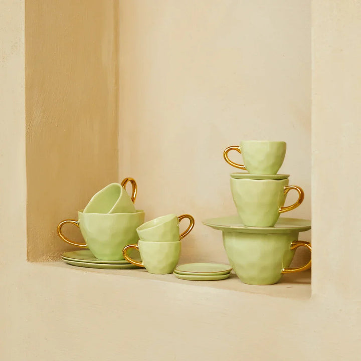 Urban Nature Culture | Good Morning bord Ø9 cm - Pale Green