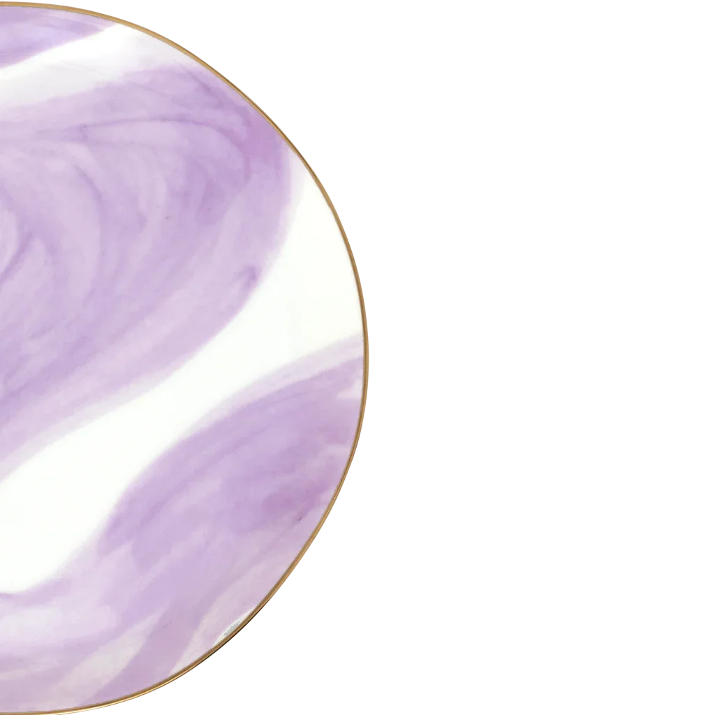 Urban Nature Culture | Good Morning bord Ø17 cm - Emerald Violet