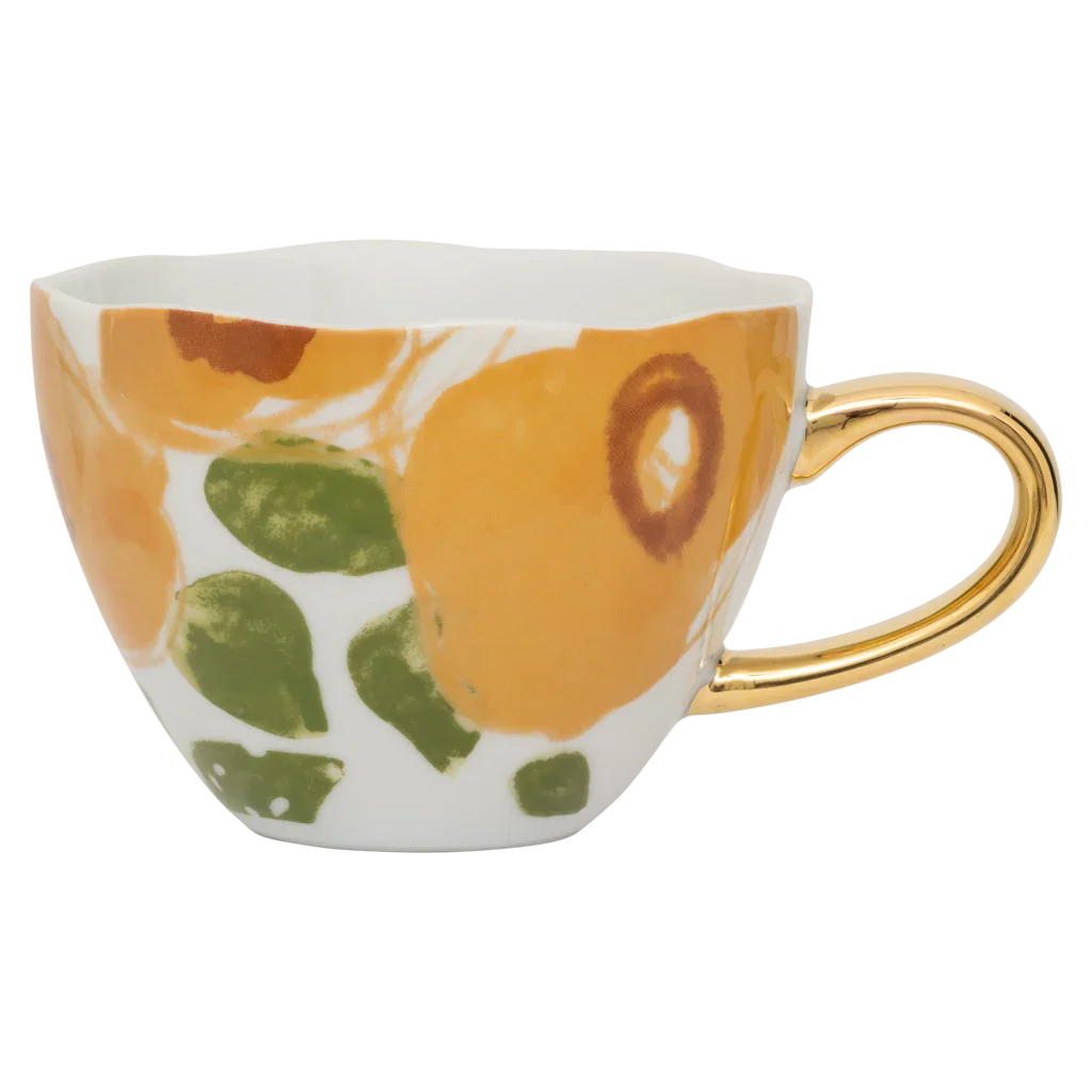 Urban Nature Culture | Good Morning kopje Cappuccino/Thee Floral Art, Caramel