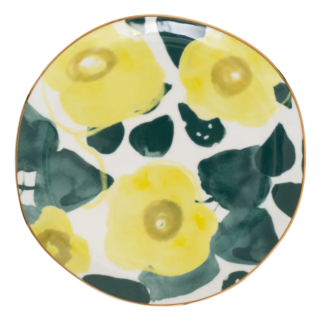 Urban Nature Culture | Good Morning bord Floral Art Limelight, Ø17 cm