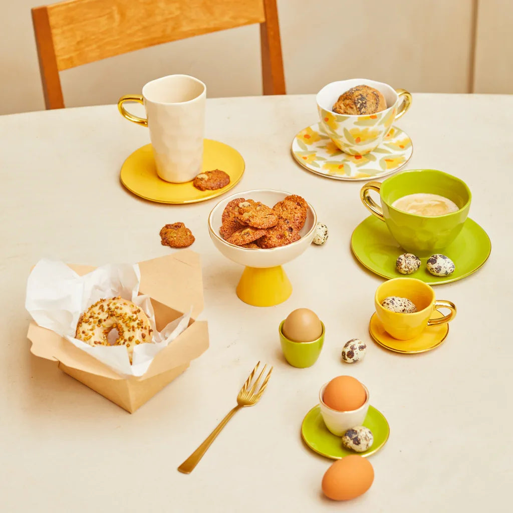 Urban Nature Culture | Good Morning Eierdop oatmeal, set van 2 in cadeauverpakking