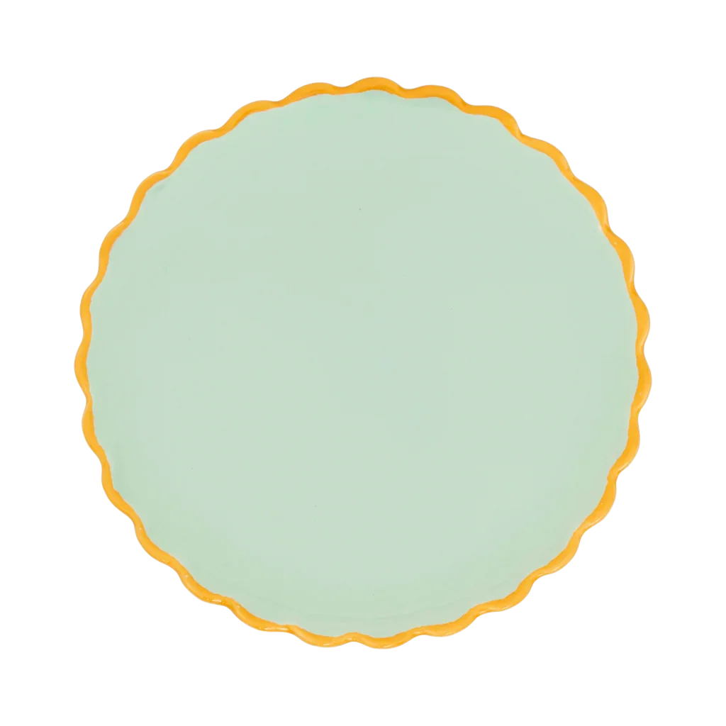 Urban Nature Culture | Good Morning bord sculpted 13,5cm Celadon