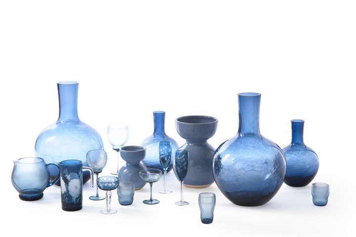 Polspotten - Champagneglas Cuttings Multicolor (set van 6)
