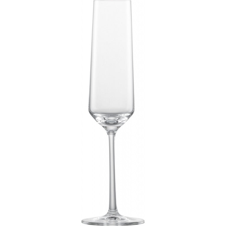 Zwiesel Glas - Pure Champagneflûte met moussierpunt 7 - 22cl - Geschenkverpakking - Set van 2