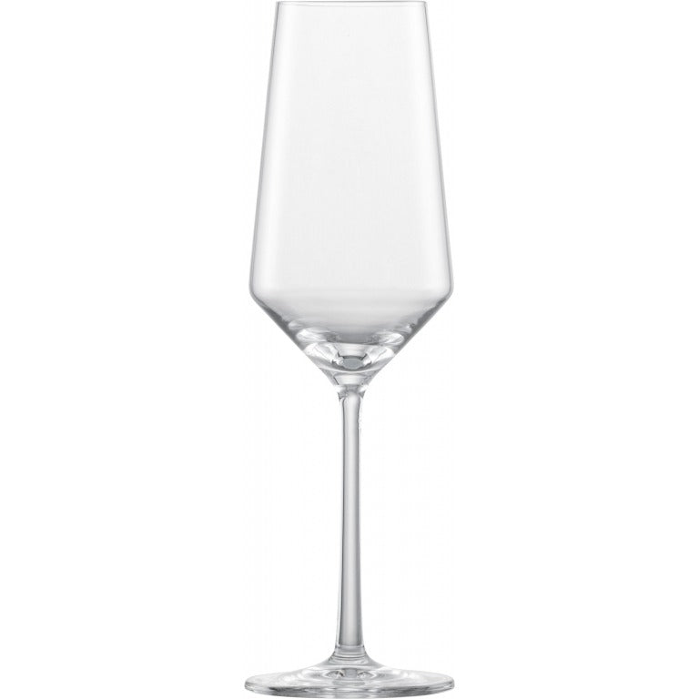 Zwiesel Glas - Pure Champagneglas met moussierpunt 77 - 30cl - Geschenkverpakking - Set van 2