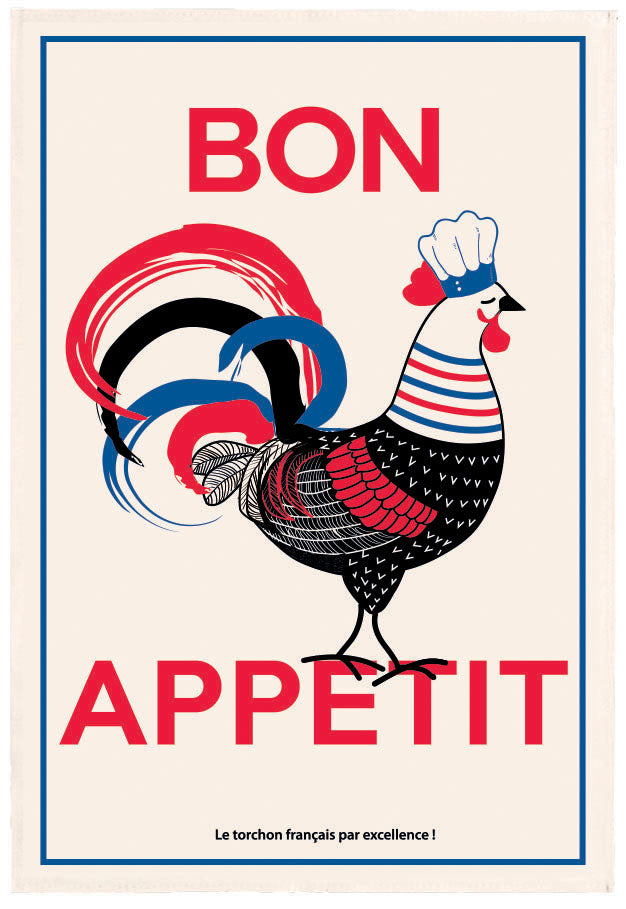 Winkler - Theedoek Bon appétit Écru 48 X 72