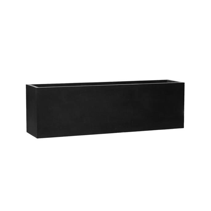 Pottery Pots - Bloempot Jumbo Jort L Extended, Zwart 200x45 cm