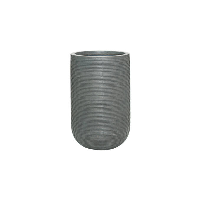Pottery Pots - Bloempot Cody high S, Donkergrijs Ø28 cm
