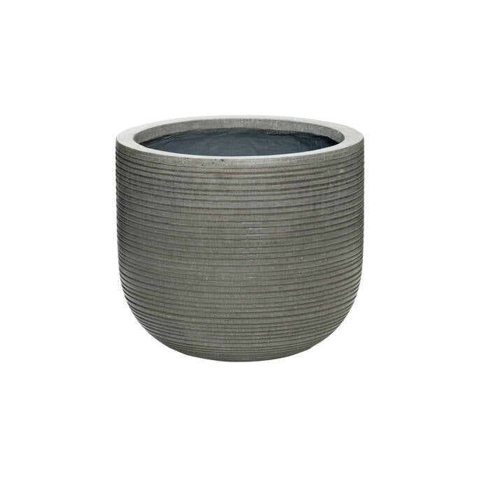 Pottery Pots - Bloempot Cody S, Donkergrijs Ø28 cm