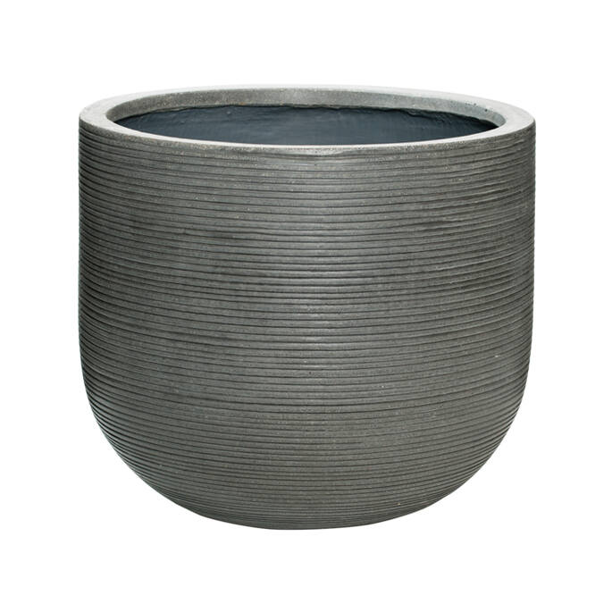 Pottery Pots - Bloempot Cody L, Donkergrijs Ø42 cm