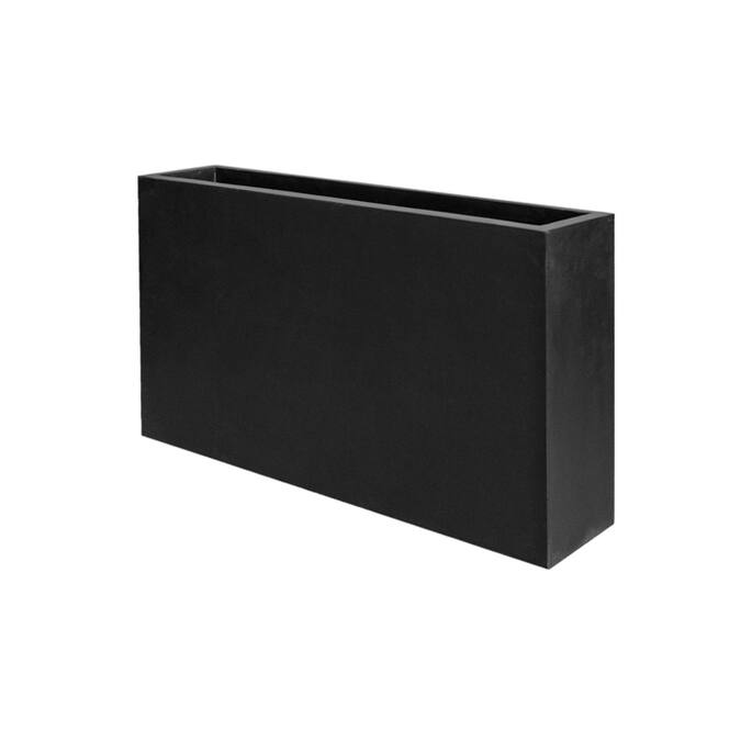Pottery Pots - Bloempot Jort Slim S, Zwart 91x20 cm