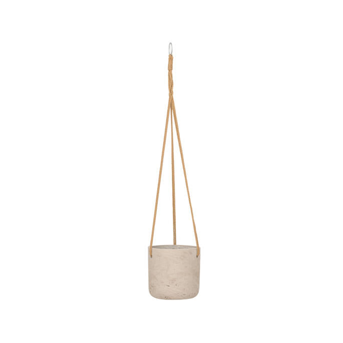 Pottery Pots - Bloempot Charlie S (hanging) Grey Washed, Grey Washed Ø15 cm