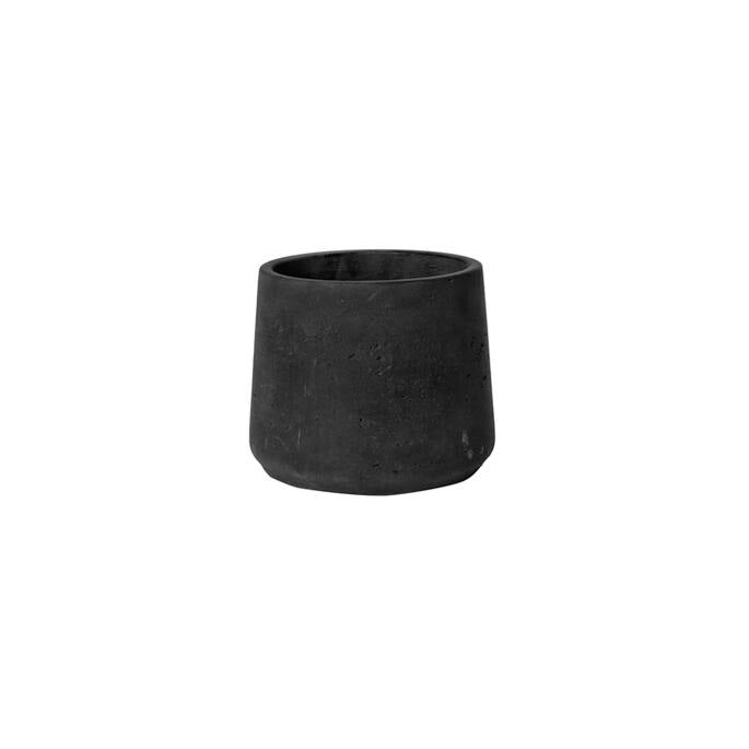 Pottery Pots - Bloempot Patt M, Black Washed Ø16,5 cm