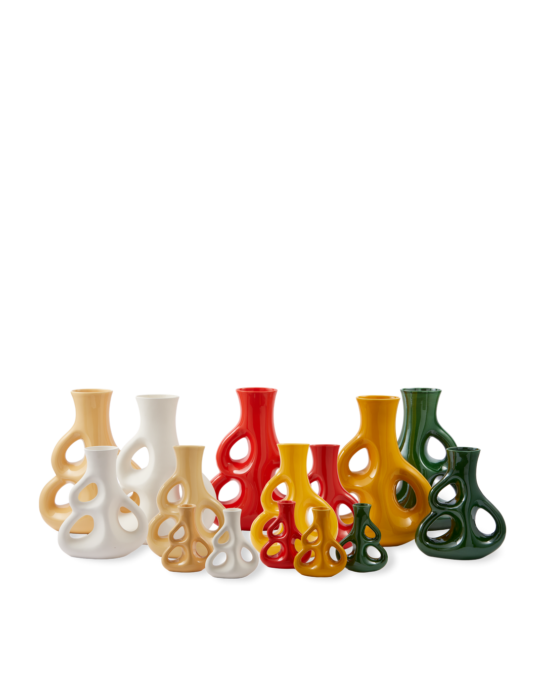 Polspotten - Vaas Three Ears Rood L