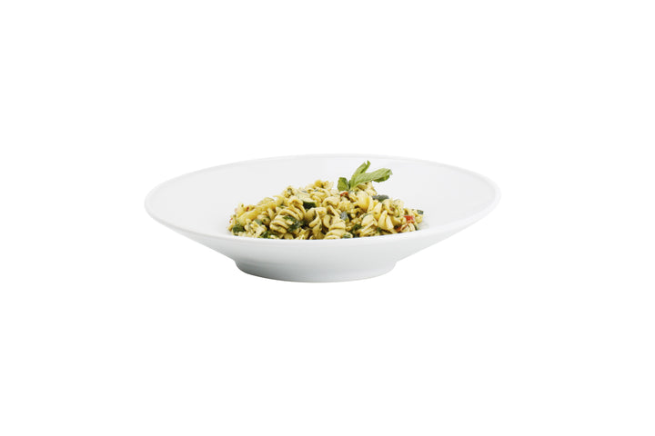 Bonbistro - Diep bord 30xH8cm schuin wit Appetite - set van 6