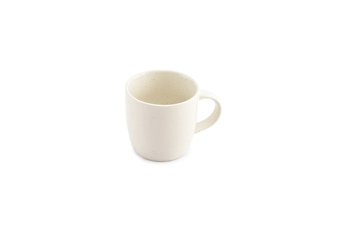 ONA - Beker 36cl vanille Dot - Set van 6