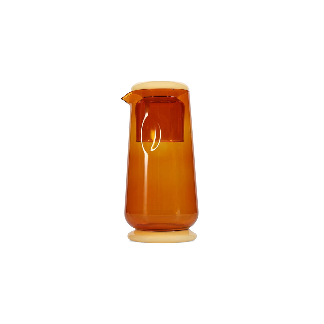 ONA - Karaf 140cl met drinkglas sunset Amber Marlo