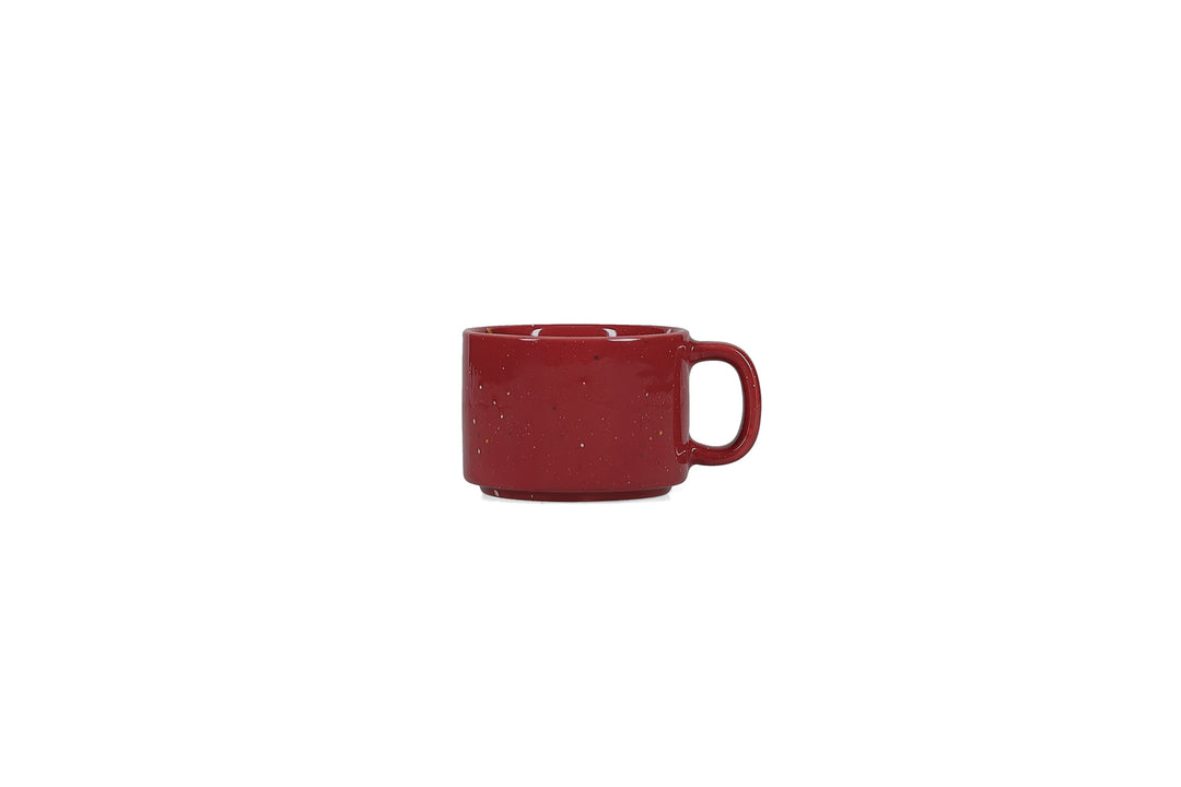 ona - Kop 17cl burgundy Fika (set van 4)