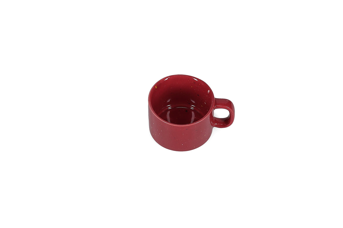 ona - Kop 17cl burgundy Fika (set van 4)