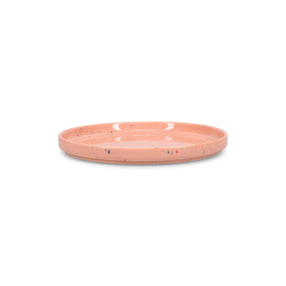 Ona - Plat bord 20,5cm roze Fika - Set van 4