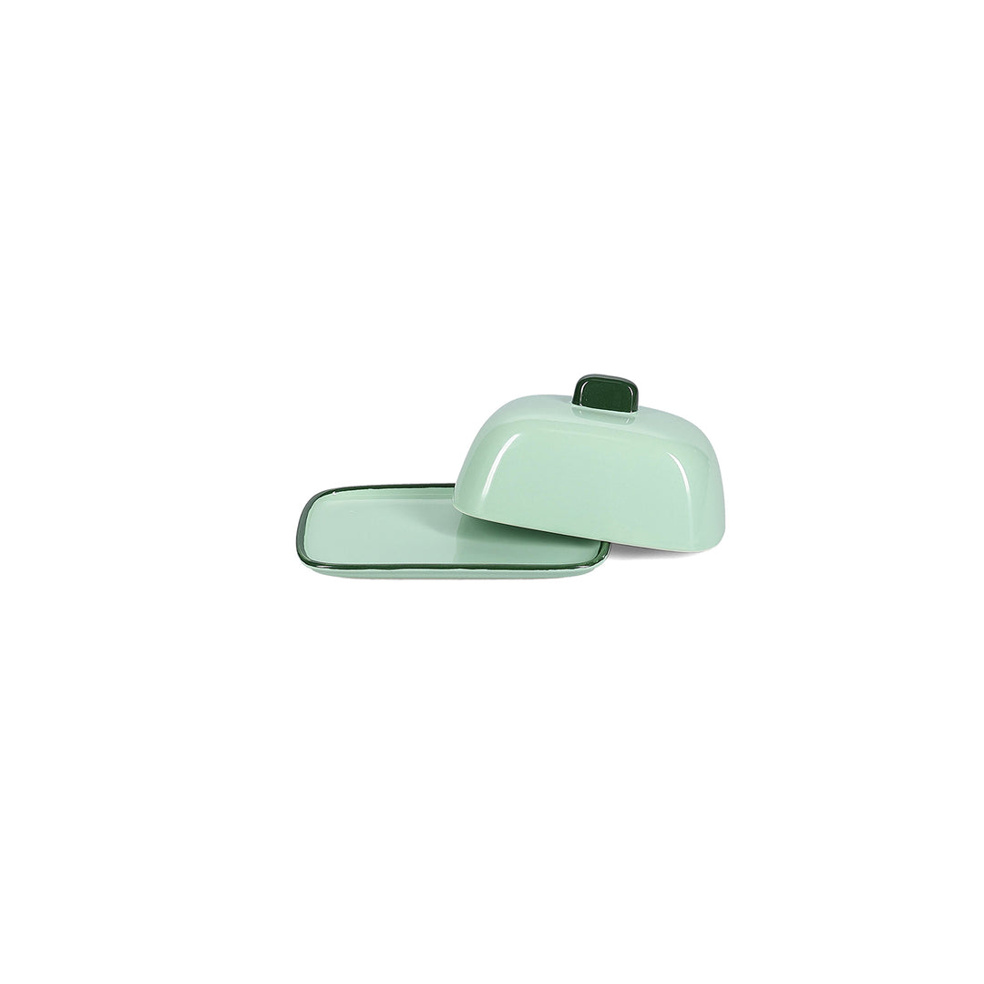 ONA - Boterpot 16x10,5xH8cm Groen Duo