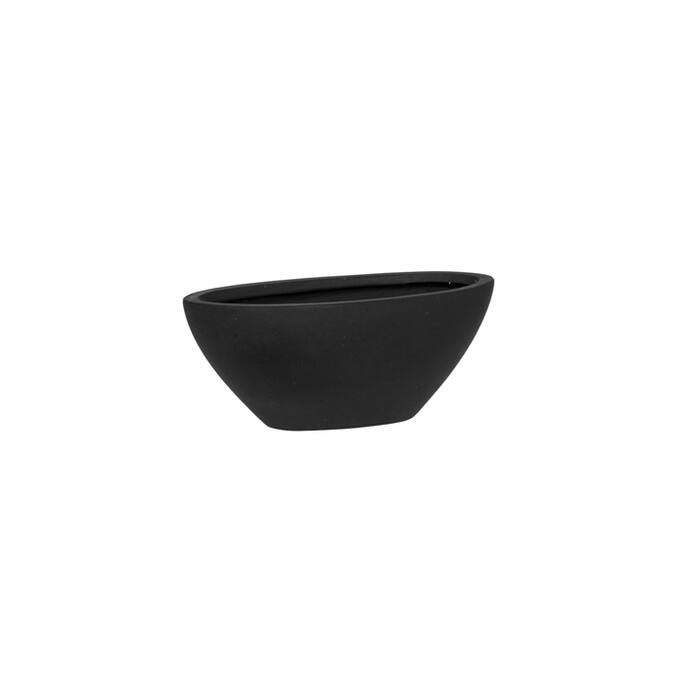 Pottery Pots - Bloempot Dorant XS, Zwart 32x13,5 cm