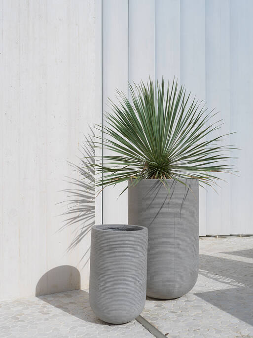 Pottery Pots - Bloempot Cody high L, Donkergrijs Ø42 cm