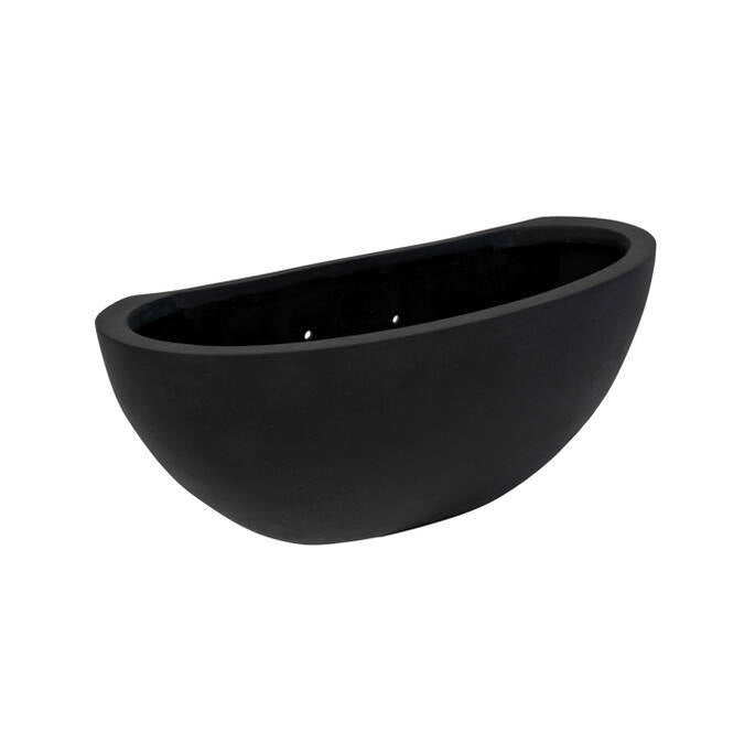 Pottery Pots - Bloempot Mini Dorant Wally L, Zwart 43x17,5 cm