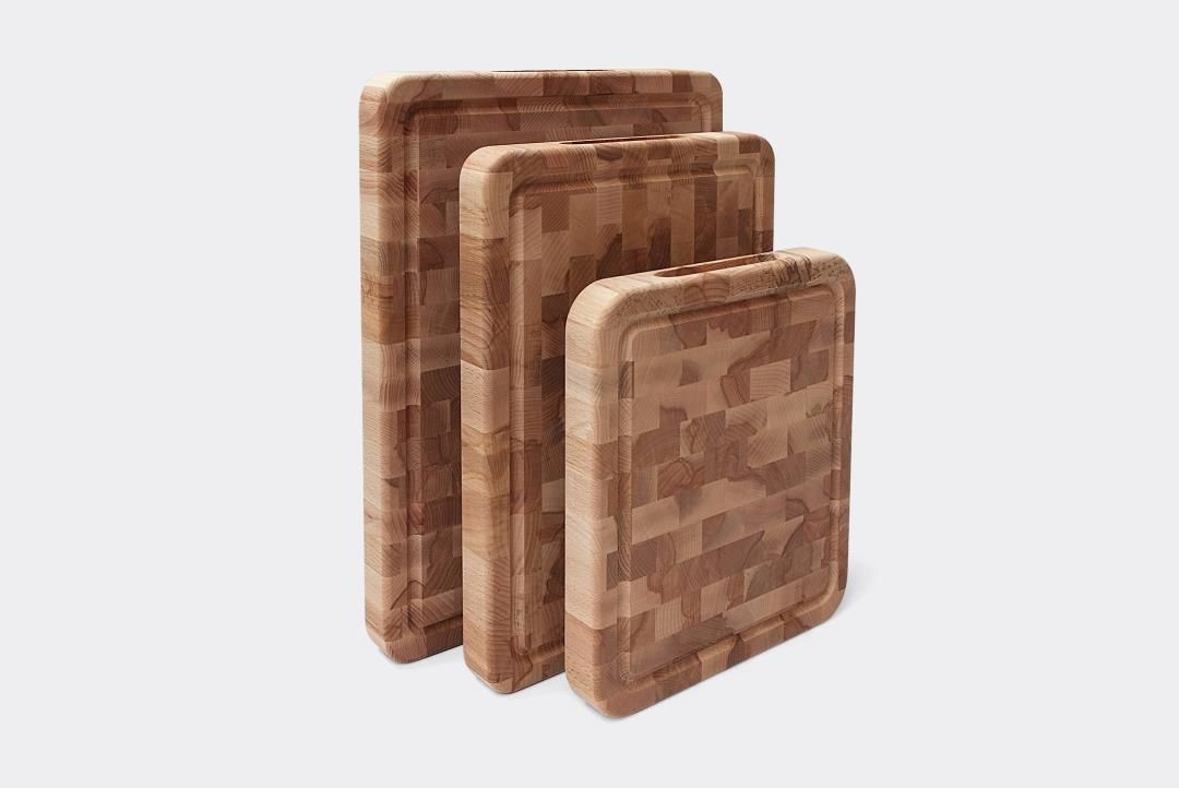 Butler - Snijplank Beuk kops met sapgoot 40x30cm