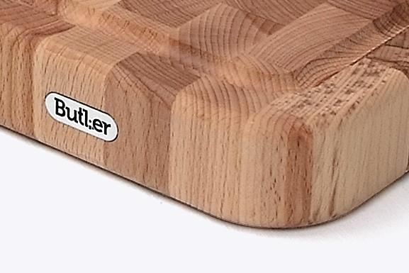 Butler - Snijplank Beuk kops met sapgoot 45x35 cm