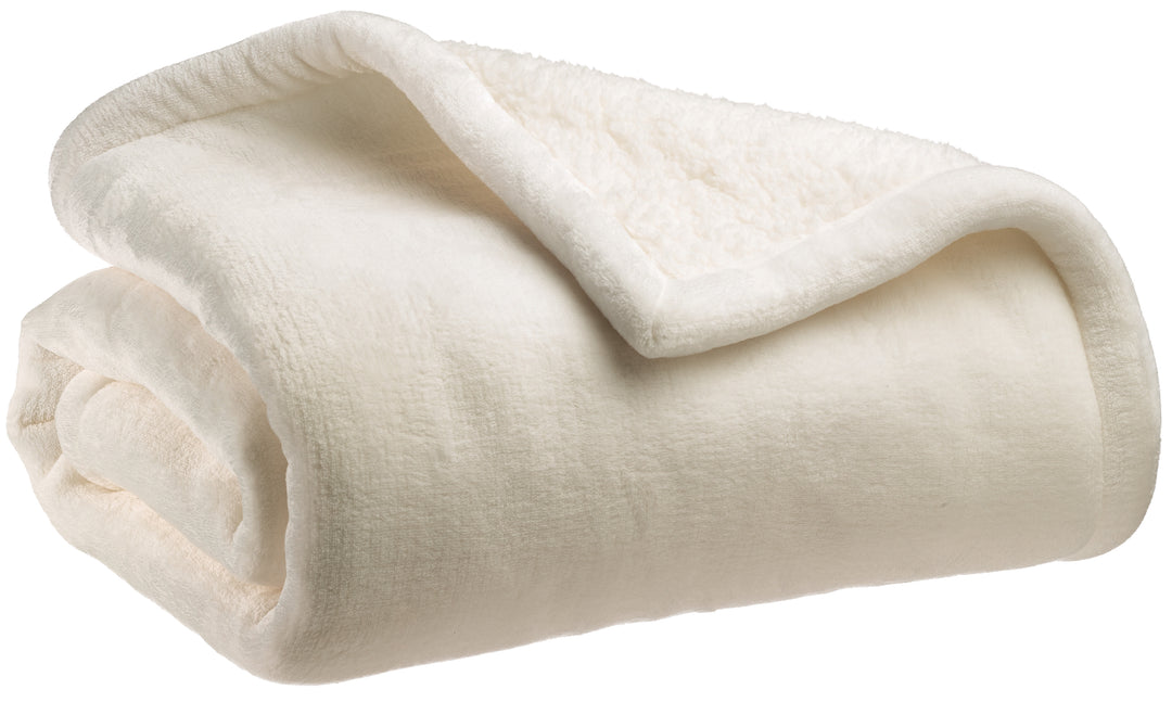 Vivaraise - Michka plaid Neige 130 X 160