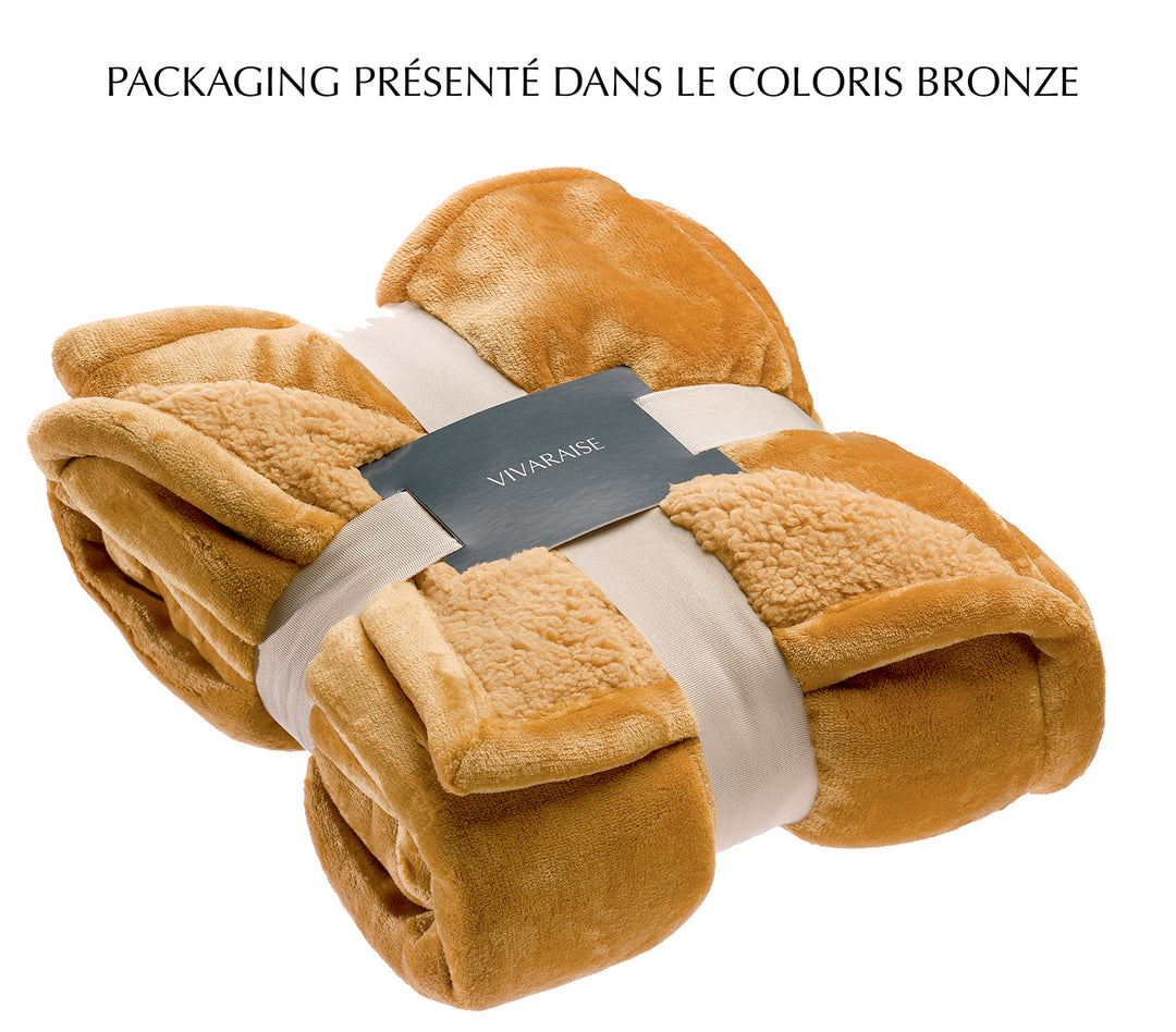 Vivaraise - Michka plaid Neige 130 X 160