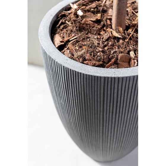 Pottery Pots - Bloempot Jesslyn XS, Donkergrijs Ø41,5 cm