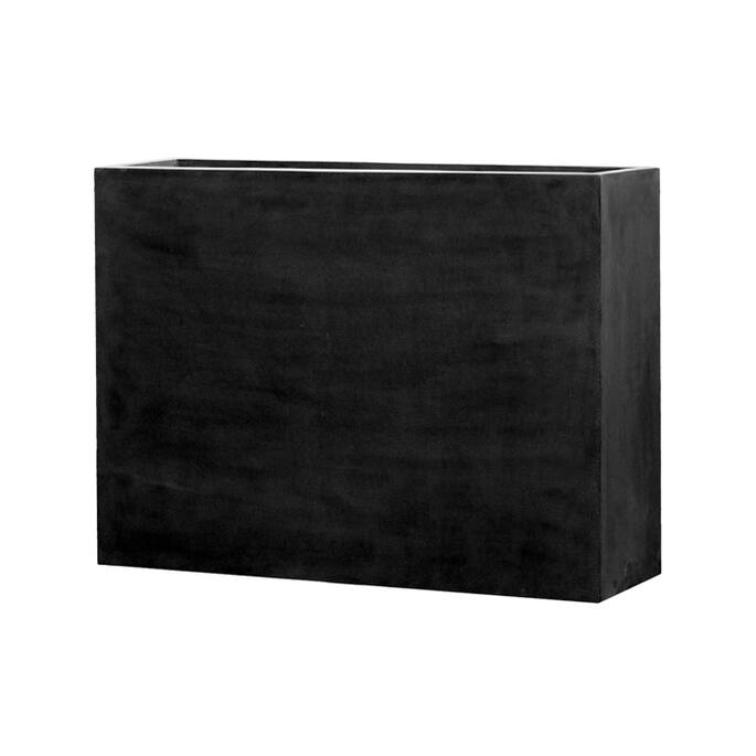 Pottery Pots - Bloempot Jort Slim L, Zwart 124x33,5 cm