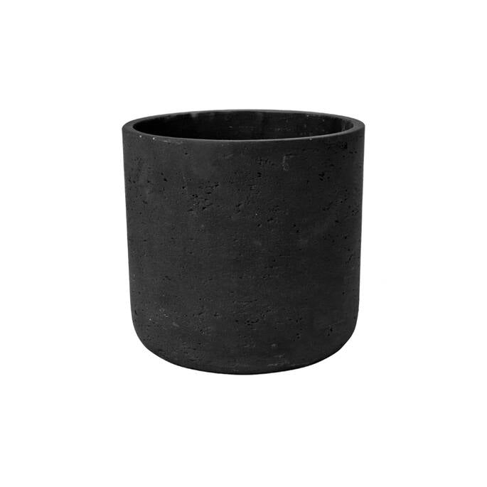 Pottery Pots - Bloempot Charlie M, Black Washed Ø18 cm