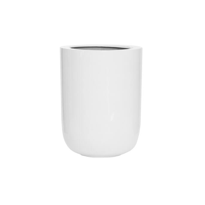 Pottery Pots - Bloempot Dice L, Glanzend Wit Ø34 cm