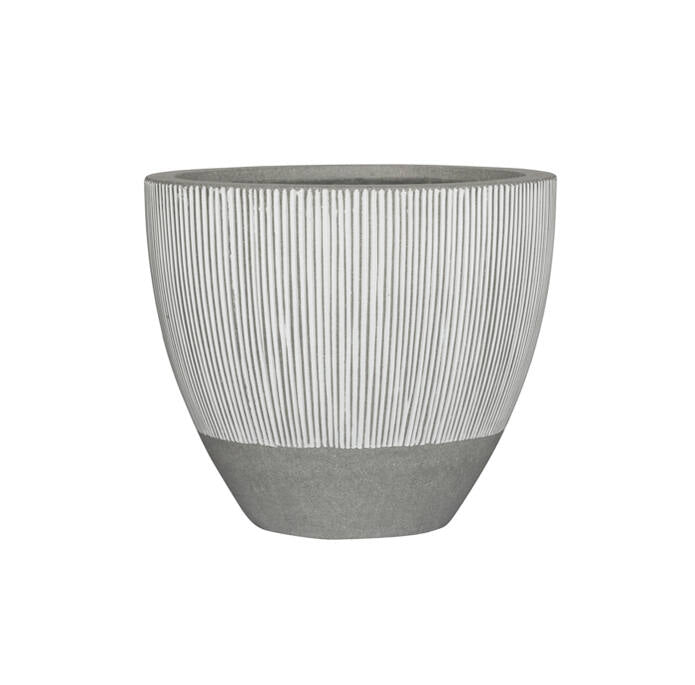 Pottery Pots - Bloempot Jesslyn S, White Stripe Ø51 cm