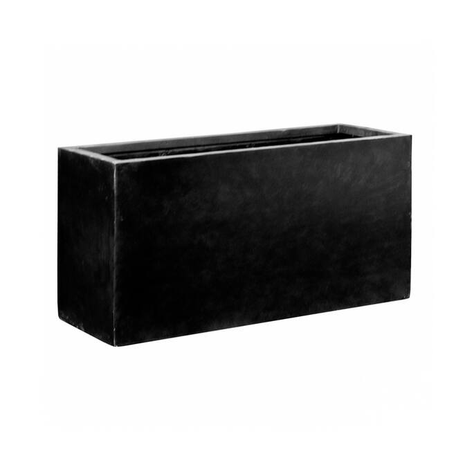 Pottery Pots - Bloempot Jumbo Jort L, Zwart 120x45 cm