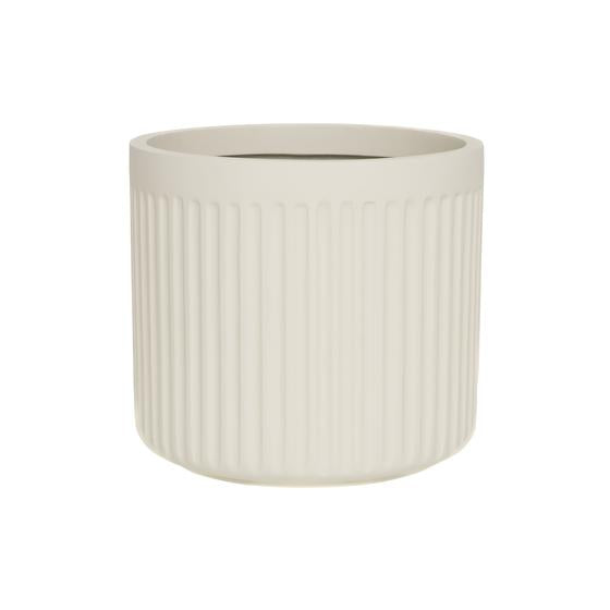 Pottery Pots - Bloempot Turris Low S, Silk White Ø40 cm
