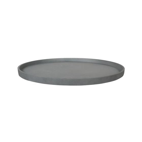 Pottery Pots - Saucer Round XS, Grijs