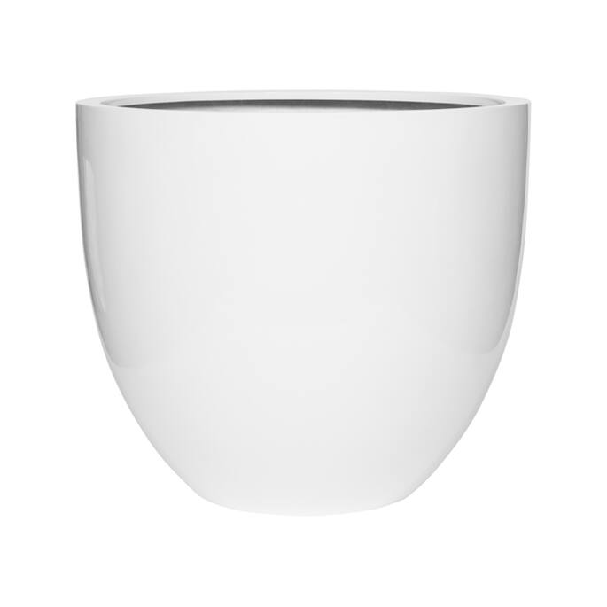 Pottery Pots - Bloempot Jesslyn L, Glanzend Wit Ø70 cm