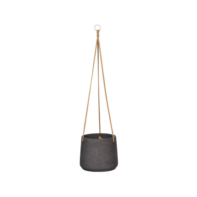 Pottery Pots - Bloempot Patt XL (hanging) Black Washed, Black Washed Ø23 cm